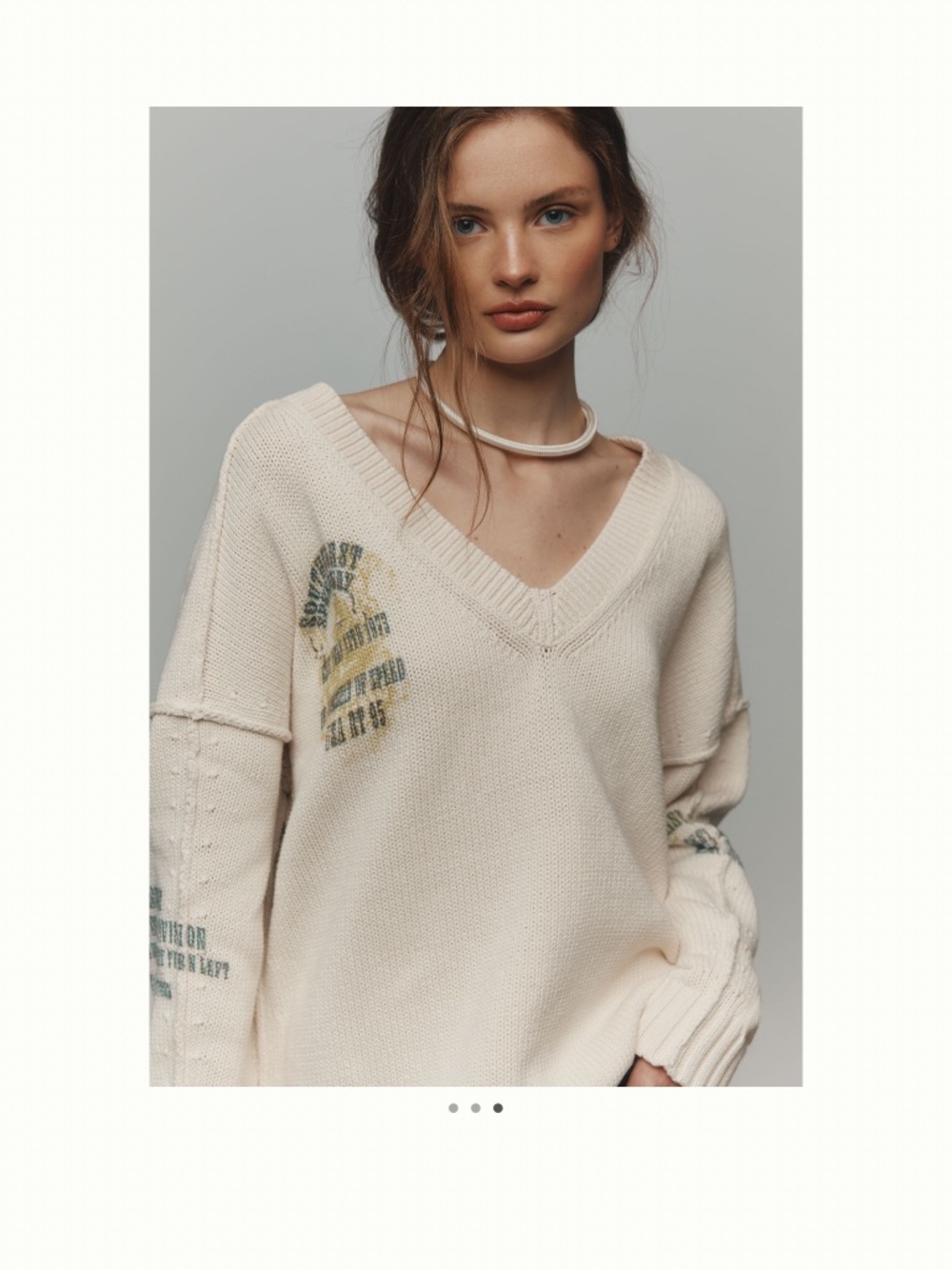 NWT Anthropologie Pilcro Long Sleeve Oversized Sweater - Med